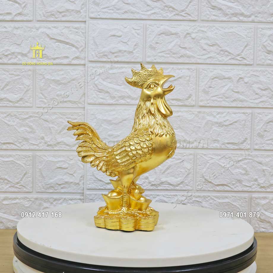 Tượng G&agrave; phong thủy mang &yacute; nghĩa biểu tượng cho t&agrave;i lộc, may mắn